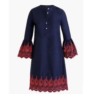 3 for $25 - J.Crew Eyelet Bell Sleeve Dress